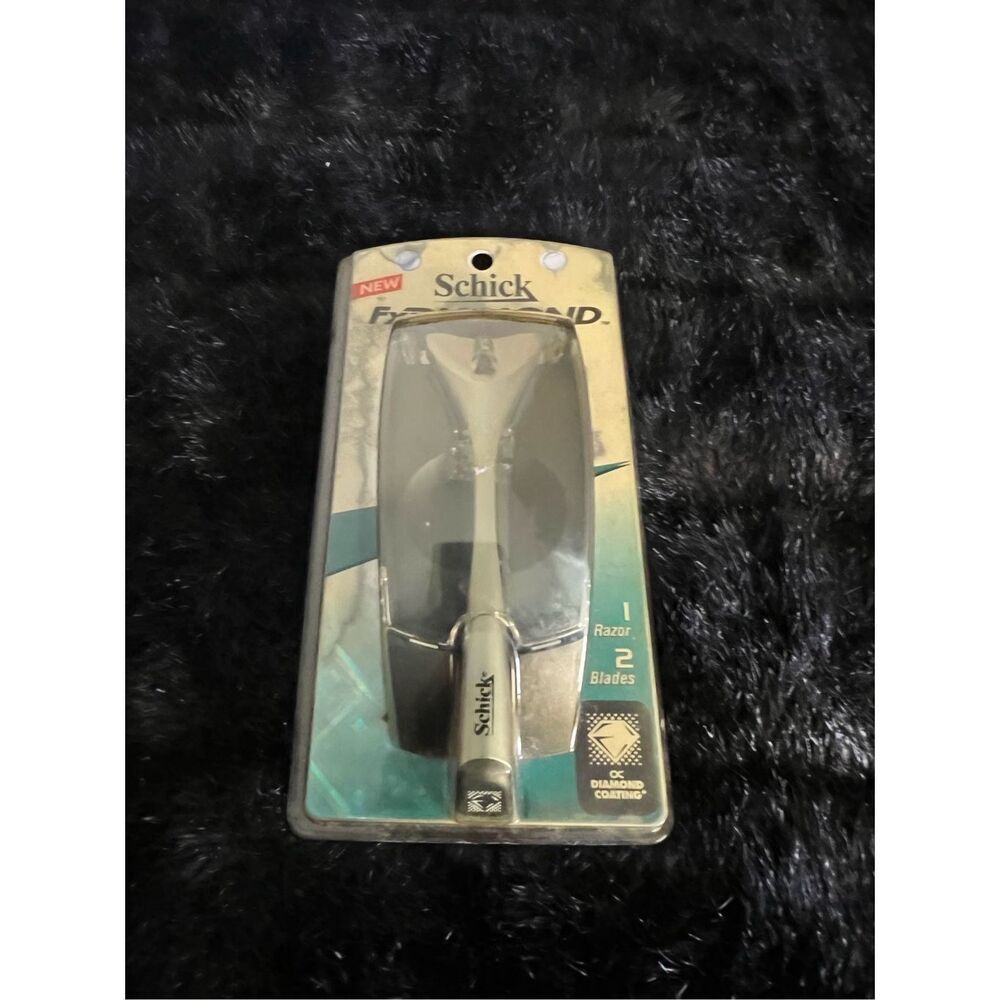 New Sealed Vintage‎ 1999 Schick Fx Diamond Razor w/ 2 Blades Diamond Coating